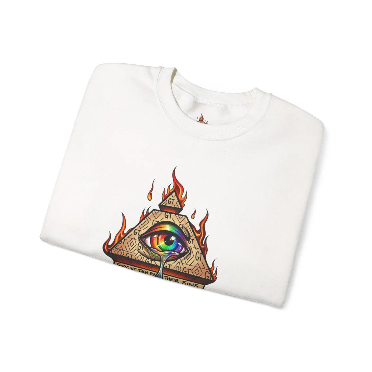 Elite "Forgive Them For They Sins" Illuminati Unisex Heavy Blend™ Crewneck