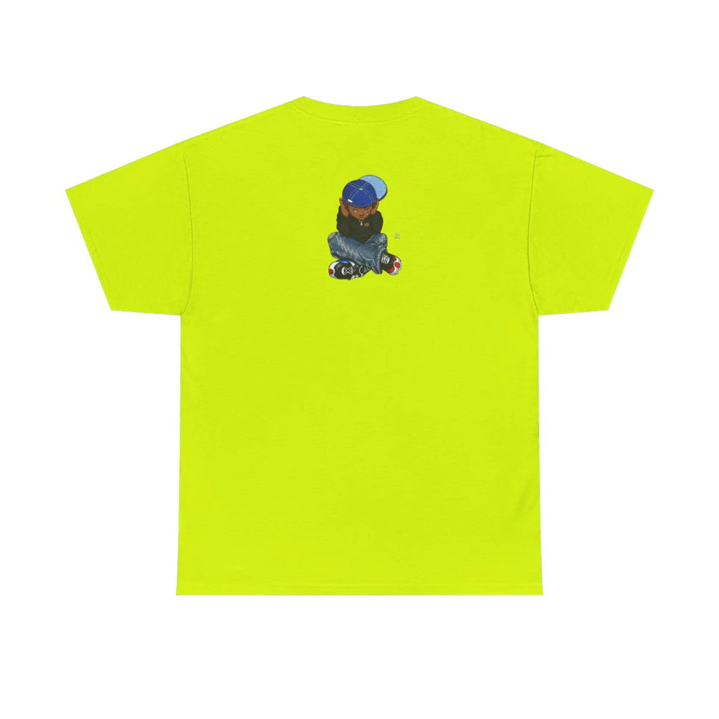 Ebony Sad Boy Crying Urban Toon Unisex style Heavy Cotton Tee BY GT ARTLAND