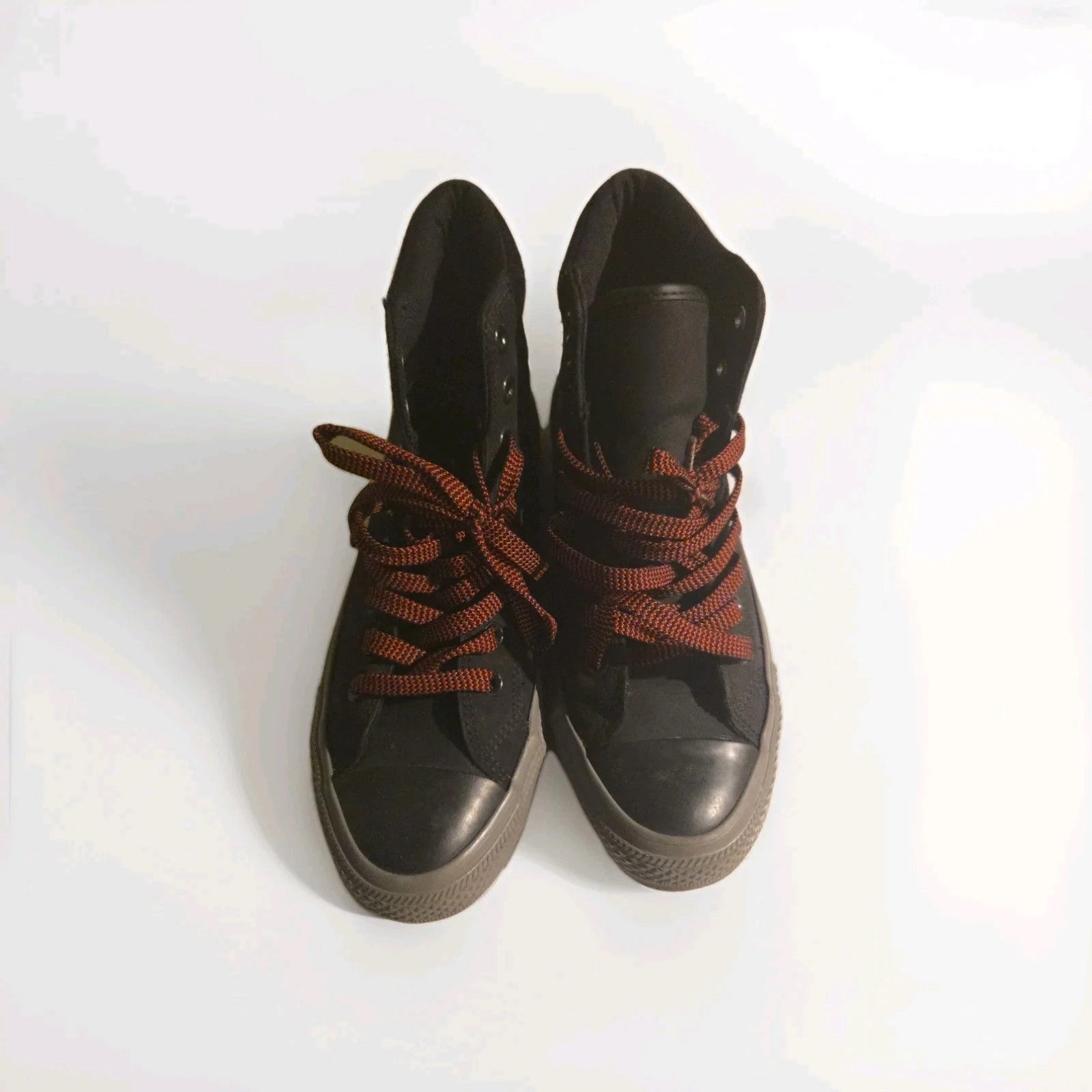 Converse Chuck Taylor All Star Boot PC Hi 153672C Mens Size 7.5 Black/Red