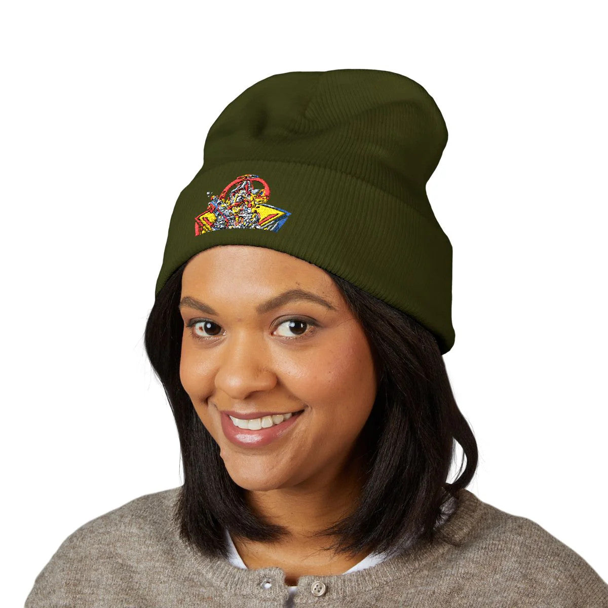 Duck Super Star Classic Cuffed Beanie (Embroidery) by GT Artland