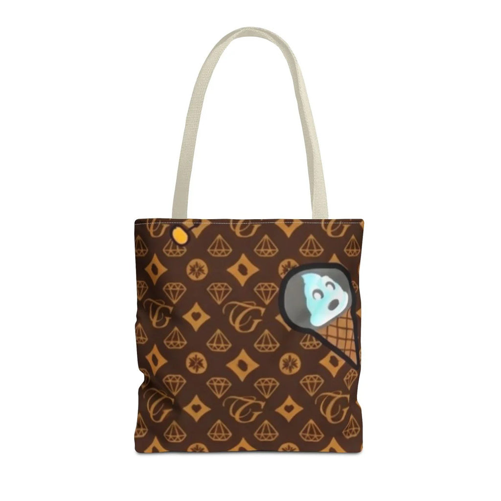 Designer Ice Cream Sandwich Luxury Tone Tote Bag by GT Artland