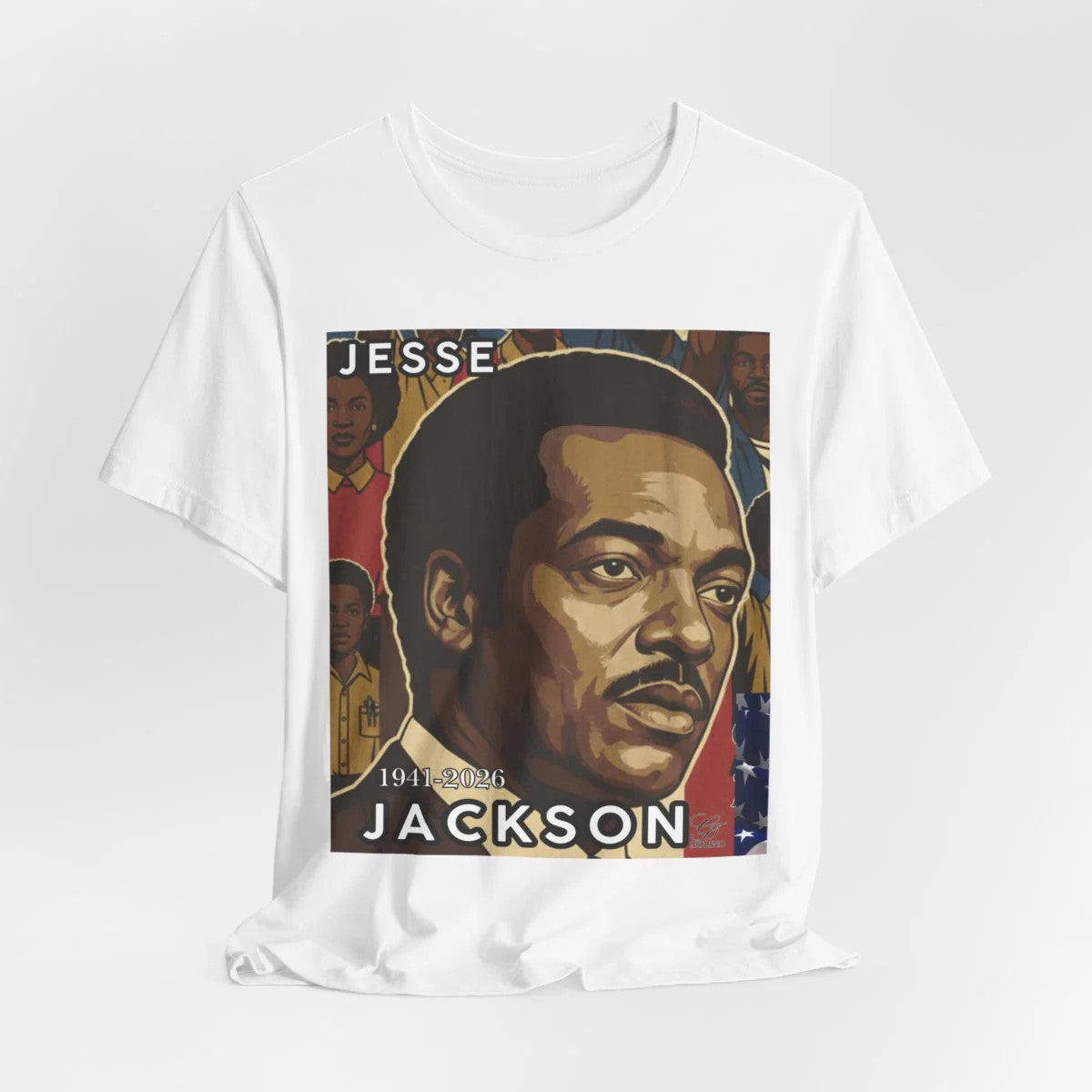 Historical Jesse Jackson Legacy Tribute with Titled 1941-2026 Afro Style Unisex