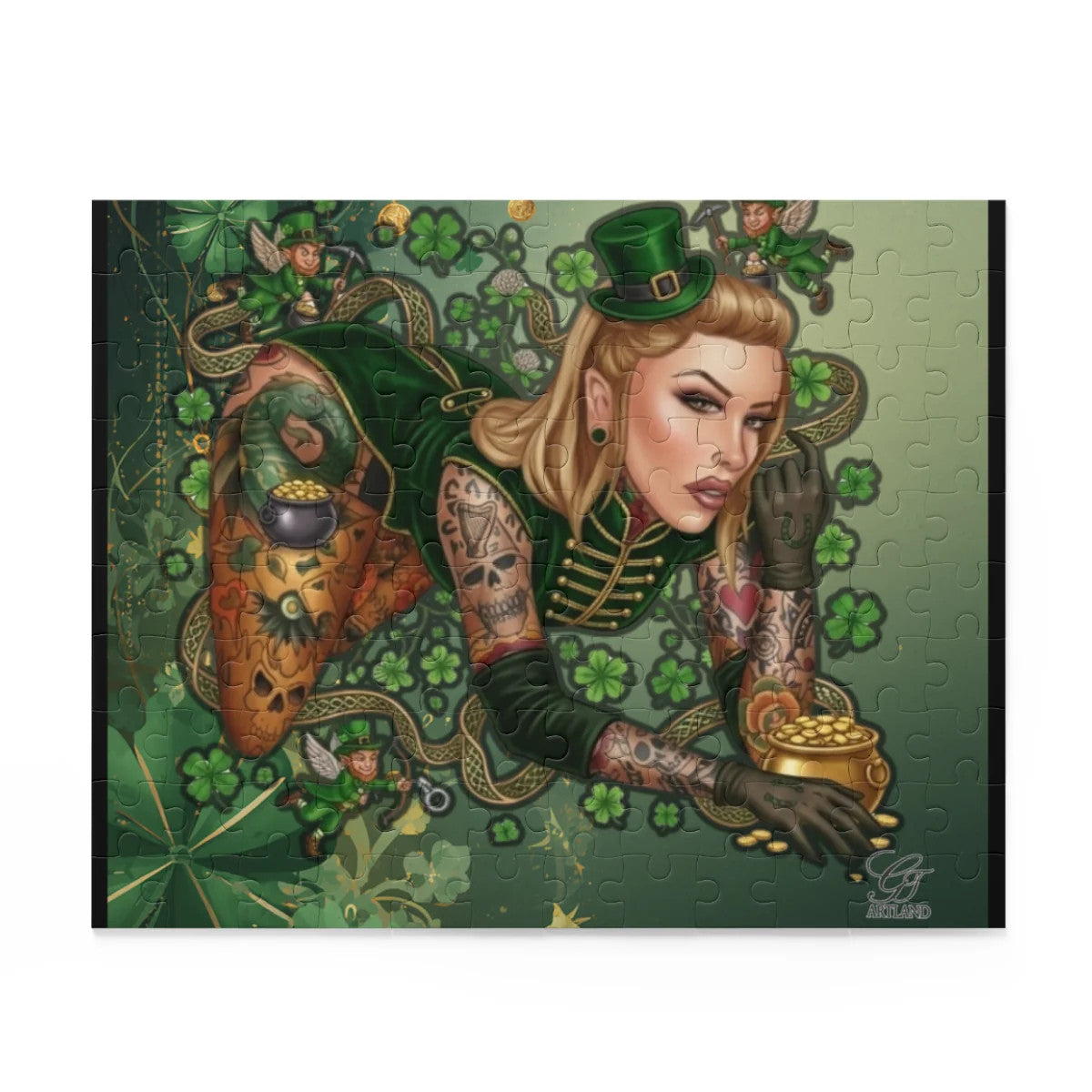 Irish "Lucky Art" Model Vixen Designer Puzzle (120, 252, 500-Piece) by GT