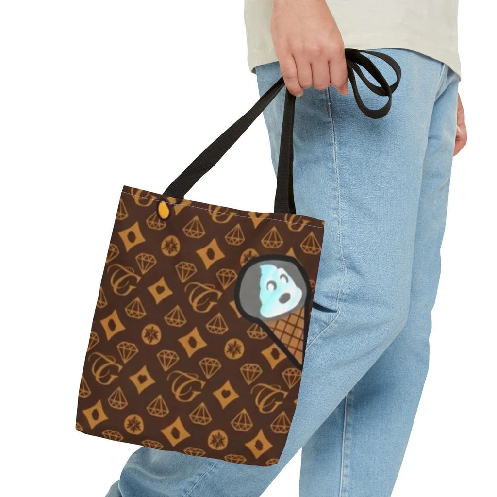 Designer Ice Cream Sandwich Luxury Tone Tote Bag by GT Artland