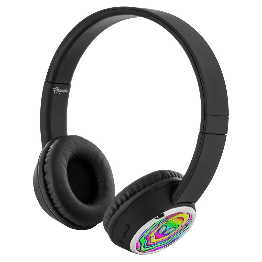 Electric UFO Rainbow Designer Beebop Headphones by GT Artland