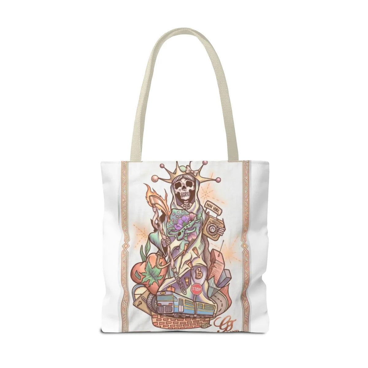 Statue of Injustice Designer Tote Bag by GT Artland