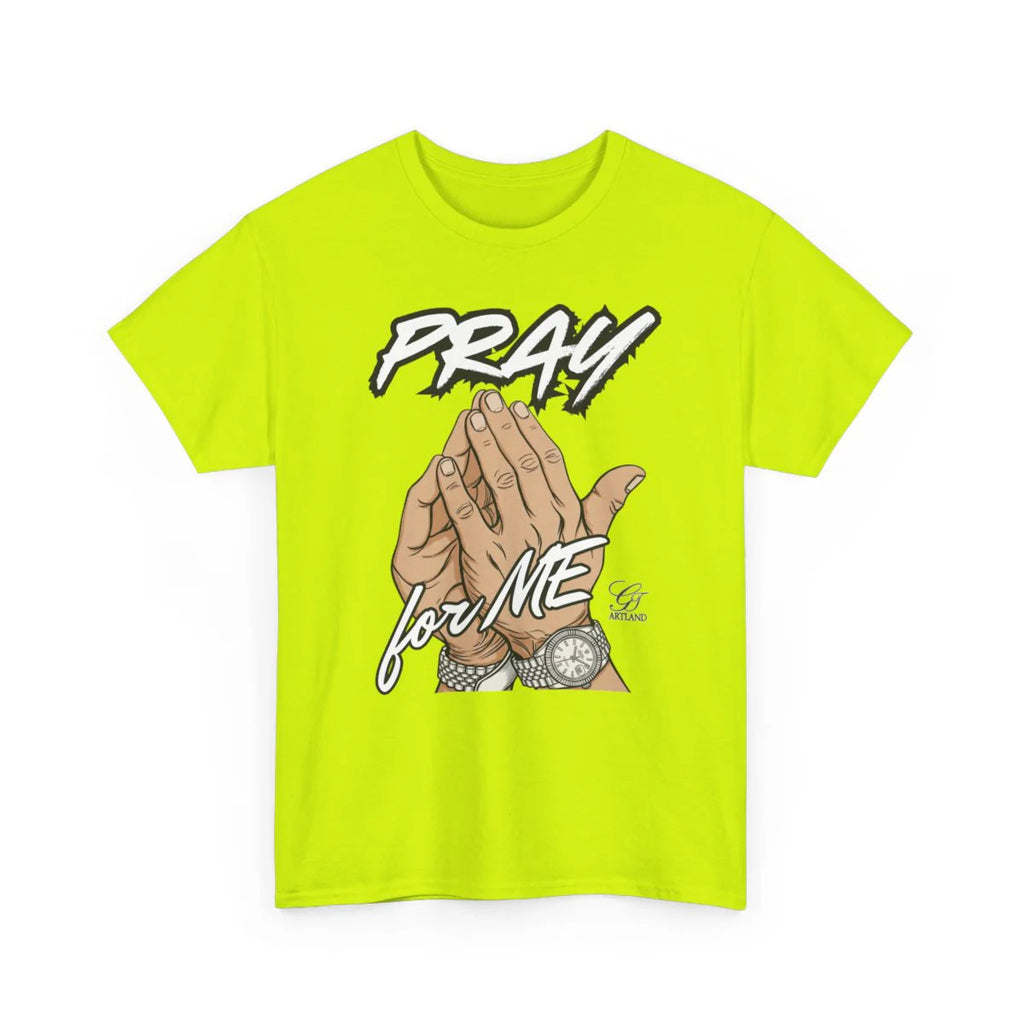 PRAY FOR ME HANDS PRAYING URBAN GRAPHIC Unisex Heavy Cotton Tee BY GT ARTLAND