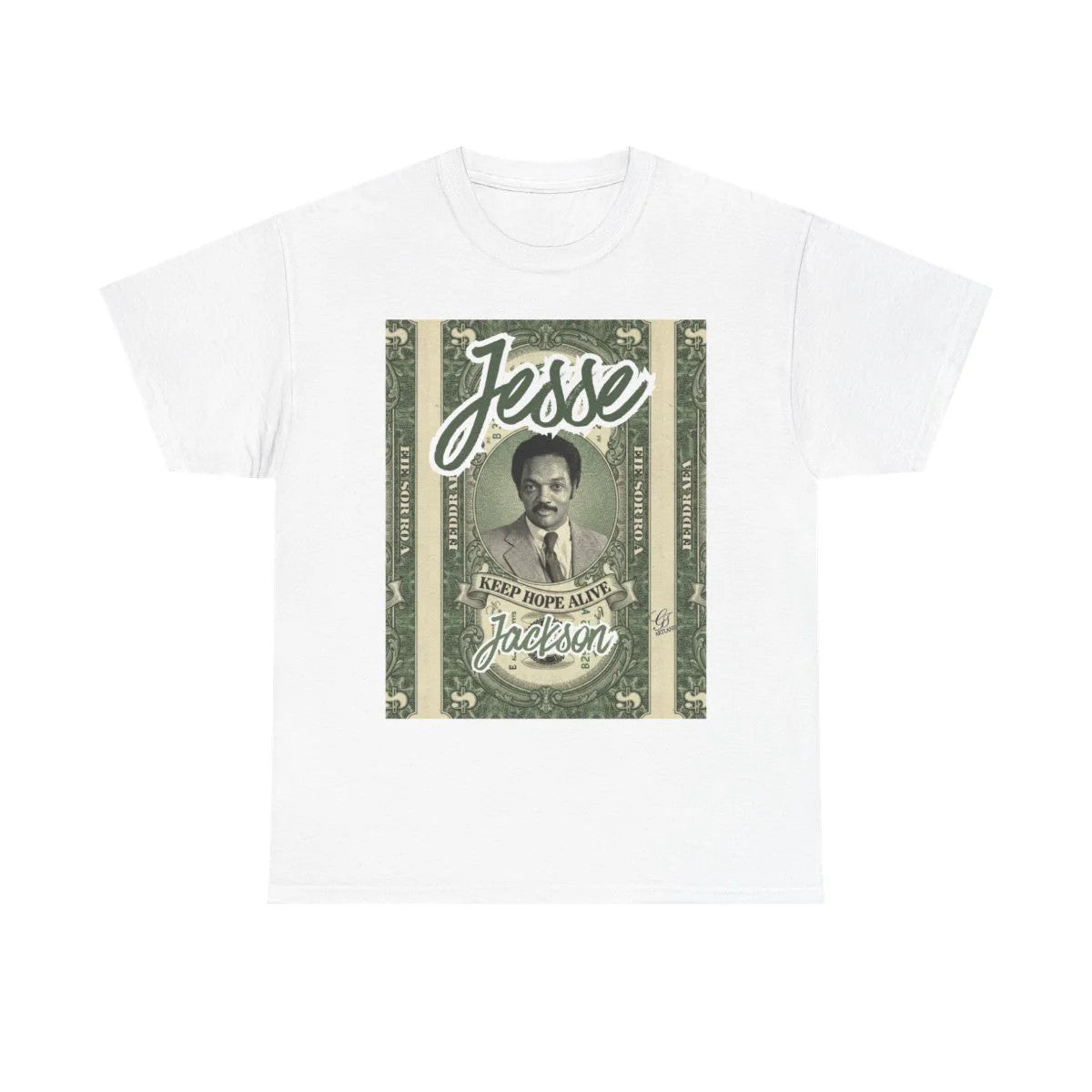 Jesse Jackson Dolla Billin Designer Gear Unisex Heavy Cotton Tee by GT Artland