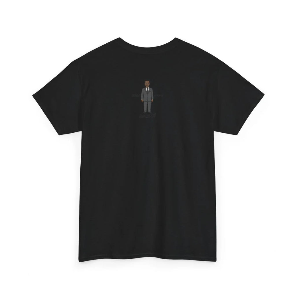Jesse Jackson Urban Cartoon Unisex Heavy Cotton Tee by GT Artland