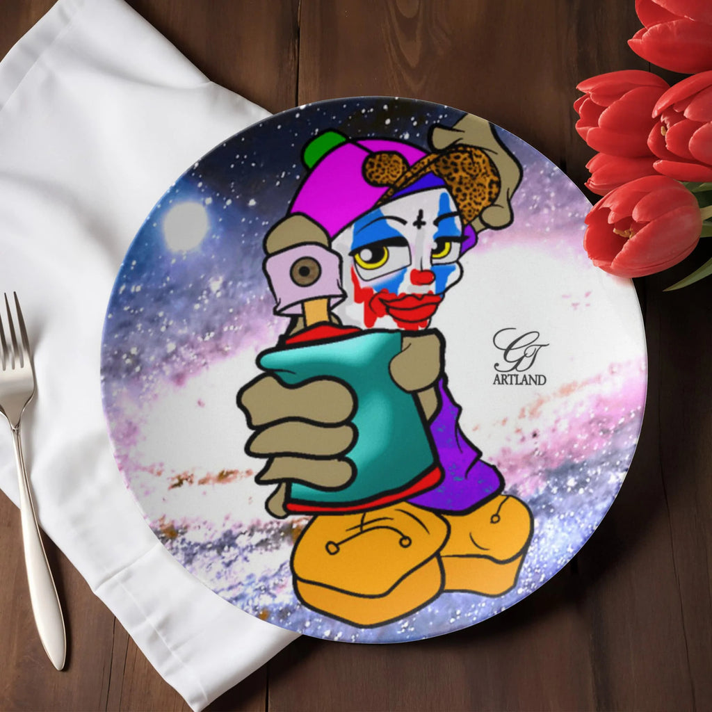 Spray Can Kid #3496 Joker Animal Gleam 10” Plate by GT Artland