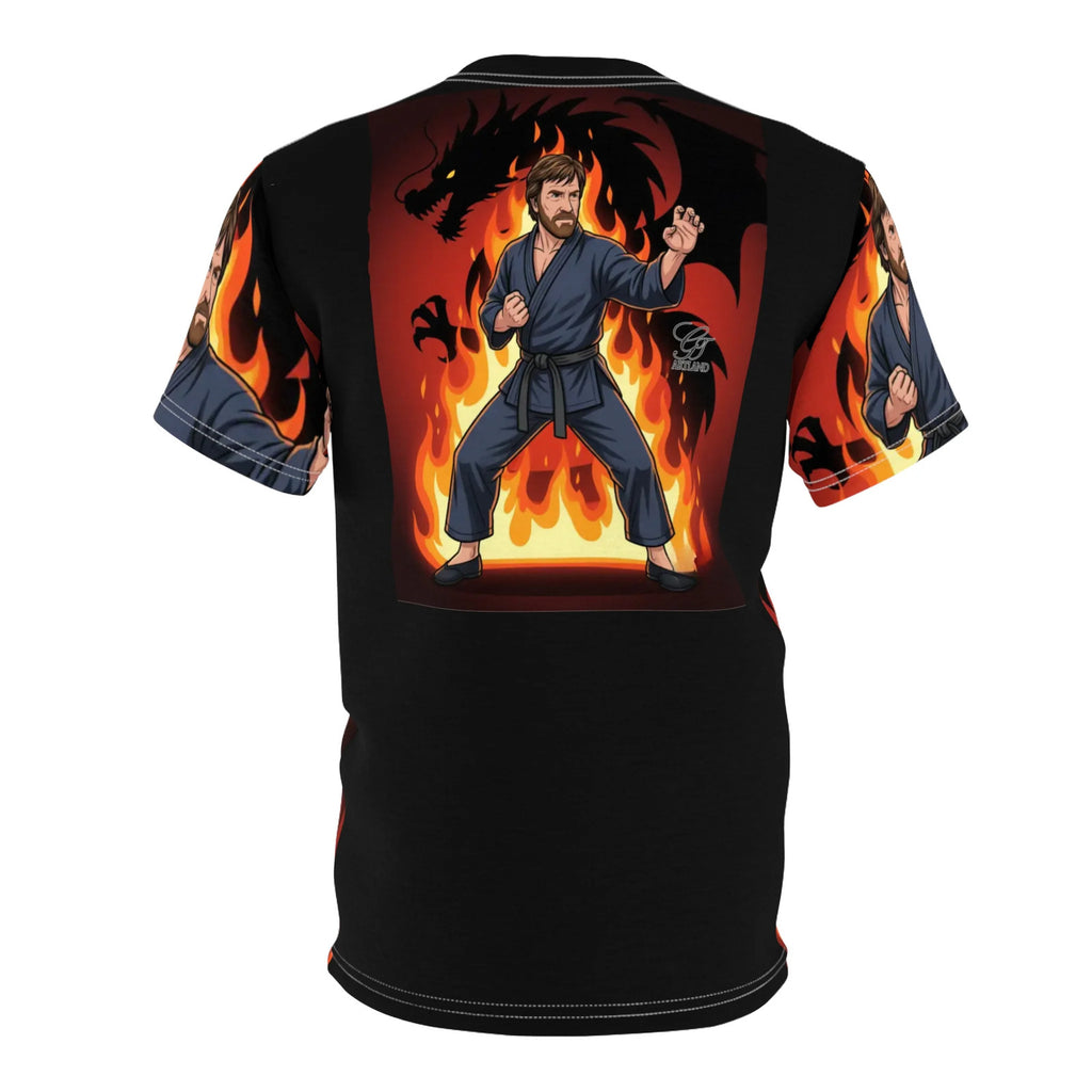 Martial Artist Chuck Norris Flamer Tee | Karate Fighter by GT Artland