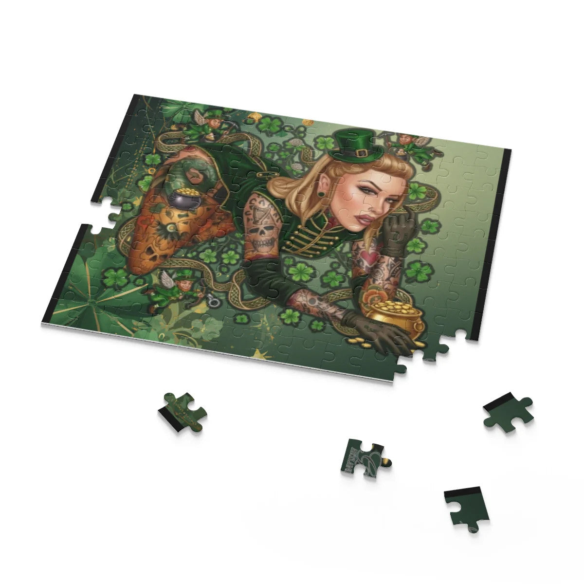 Irish "Lucky Art" Model Vixen Designer Puzzle (120, 252, 500-Piece) by GT
