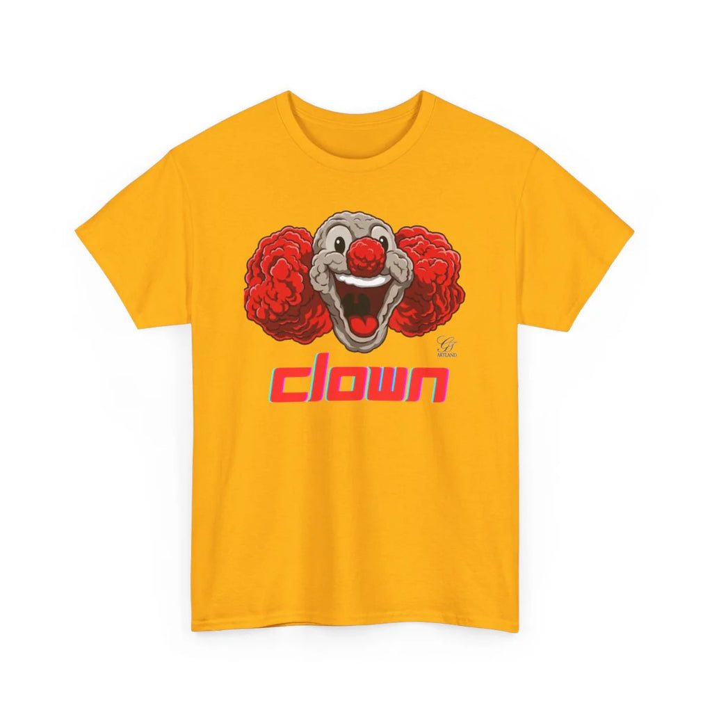Clown Smoke Designer Style Unisex Heavy Cotton Tee by GT Artland