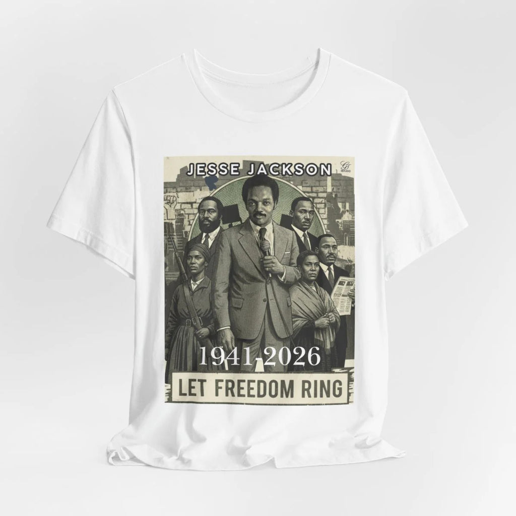 "LET FREEDOM RING" Historical Urban Toon Jesse Jackson Legacy Tribute 1941-2026