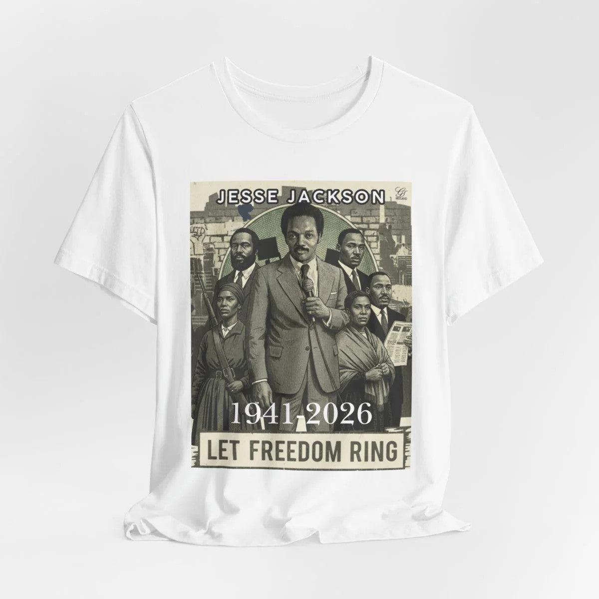 "LET FREEDOM RING" Historical Urban Toon Jesse Jackson Legacy Tribute 1941-2026