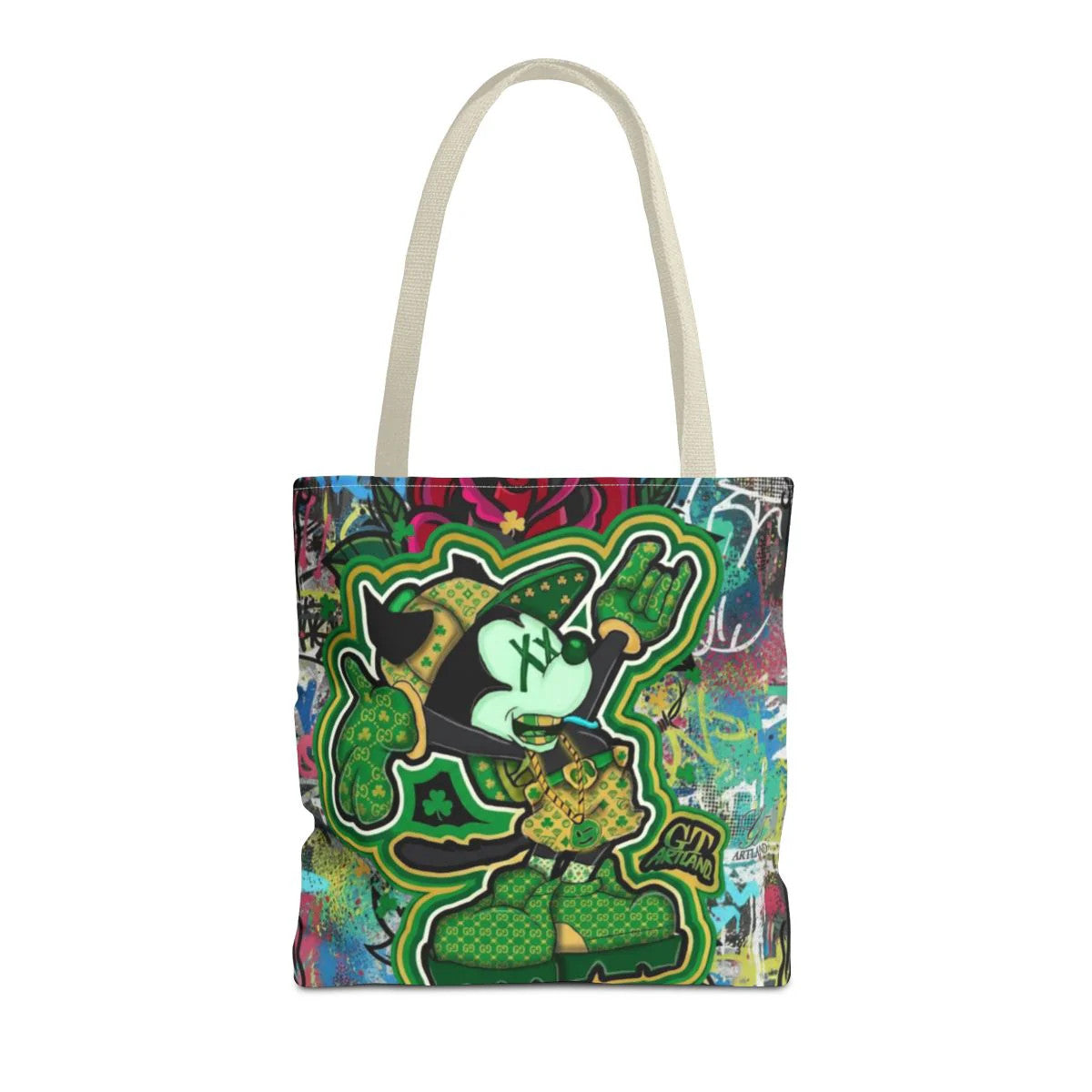 Designer Mouse Urban Legend Splash Tote Bag Designer | All-Over Print by GT