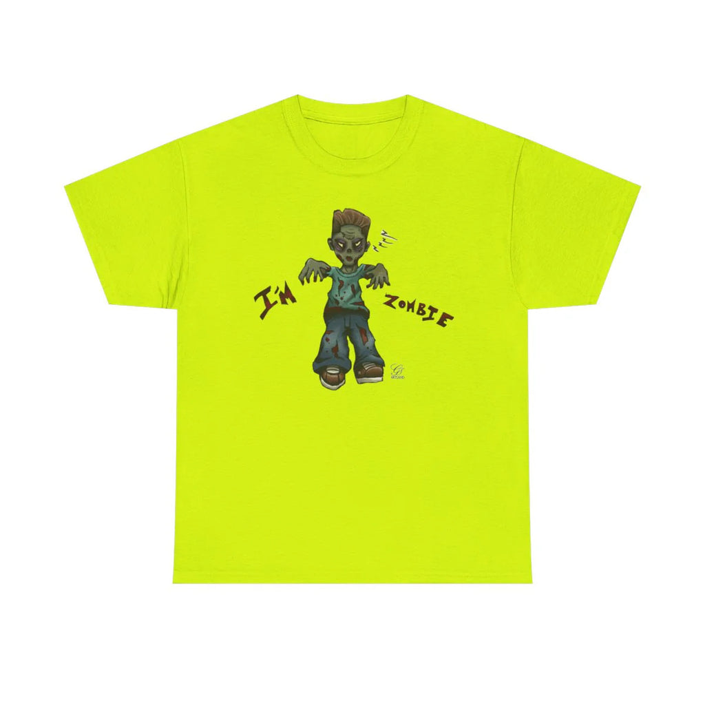 Im a Zombie Urban Toon Unisex style Heavy Cotton Tee BY GT ARTLAND