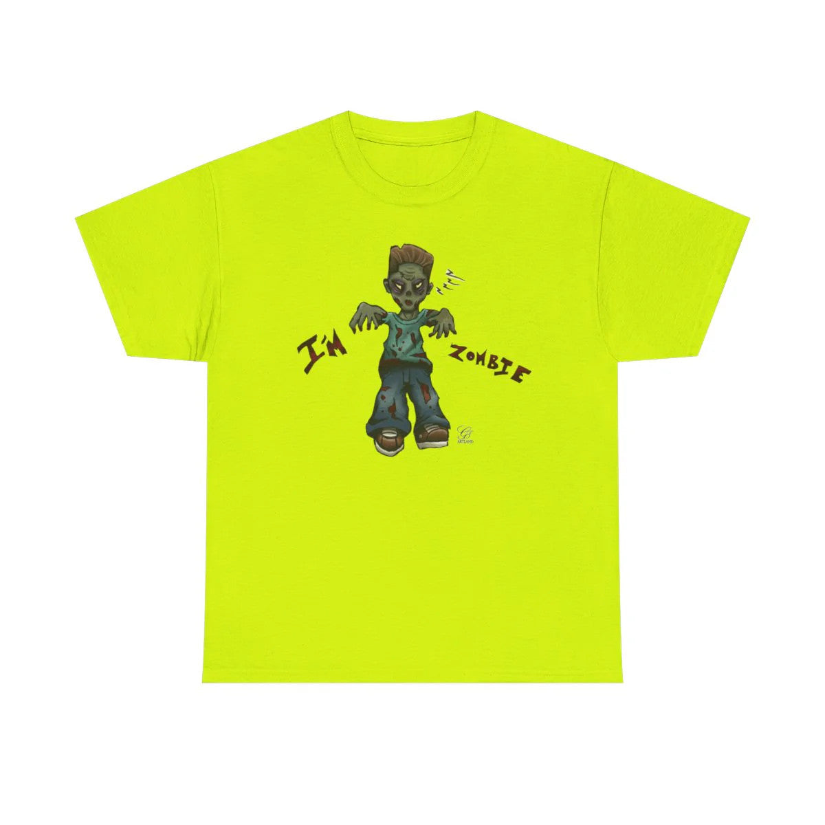 Im a Zombie Urban Toon Unisex style Heavy Cotton Tee BY GT ARTLAND