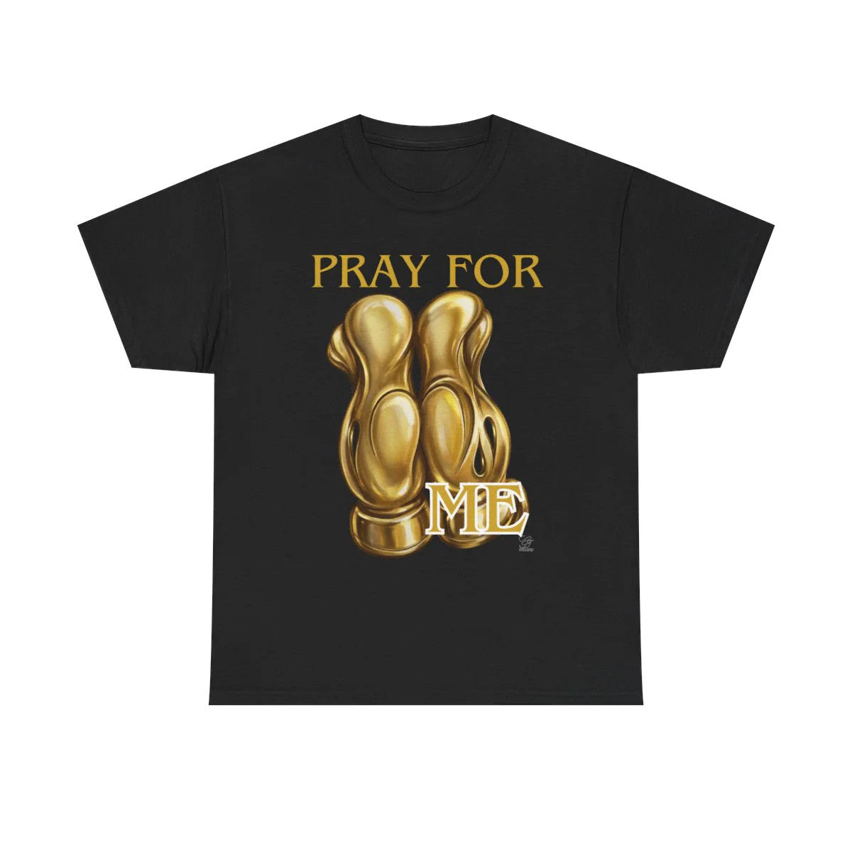 Pray For Me Gold Mikki Edtion Urban City Swag Unisex Heavy Cotton Tee by GT