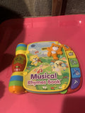 VTech Musical Rhymes Book Baby & Toddler Toy Educational Learning Red 6-36 Month