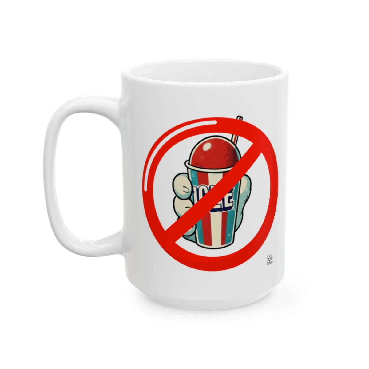 BANN ICE Ceramic Mug, (11oz, 15oz) by GT Artland