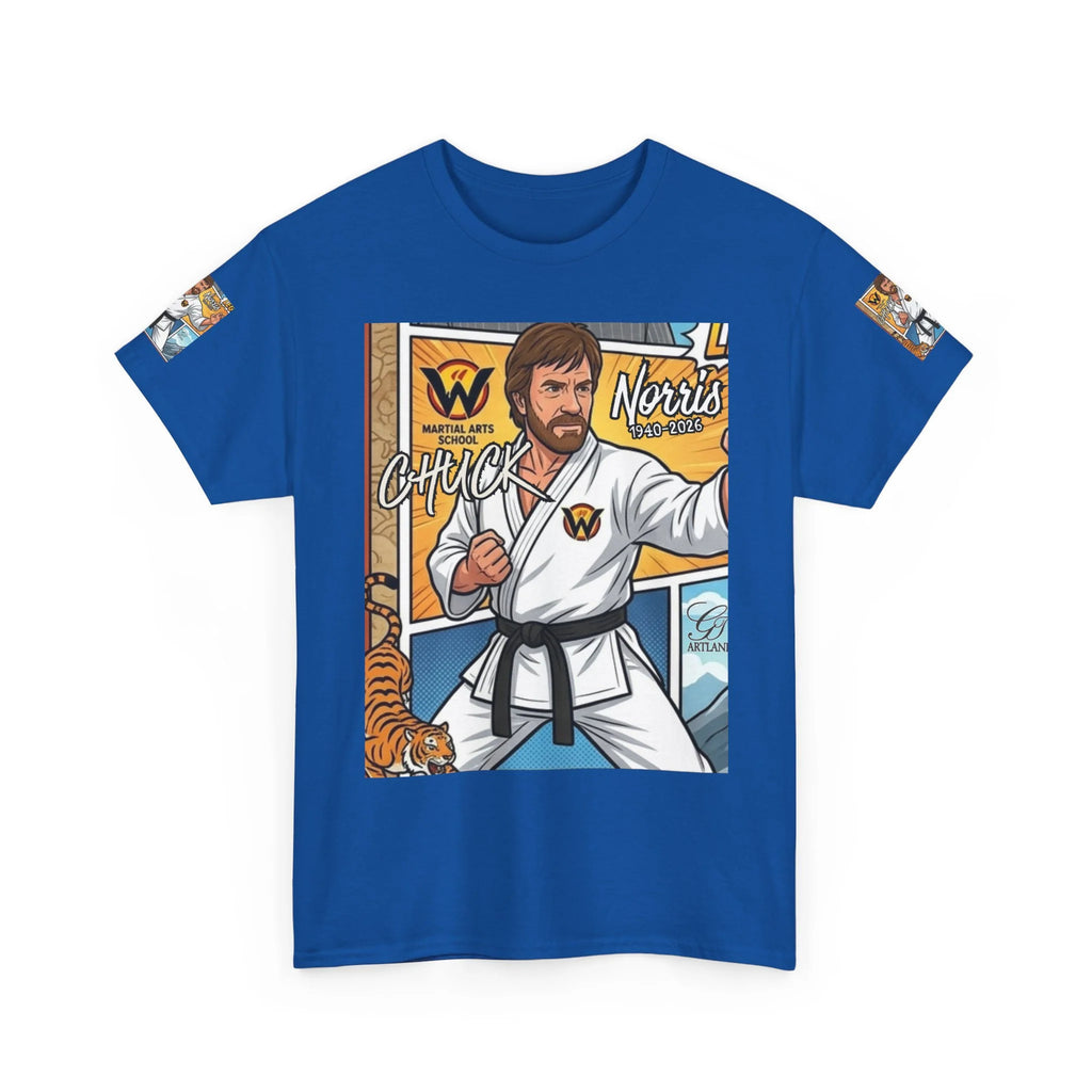 Chuck Norris Legend Karate Master Illustration Tee | Martial Arts Graphic