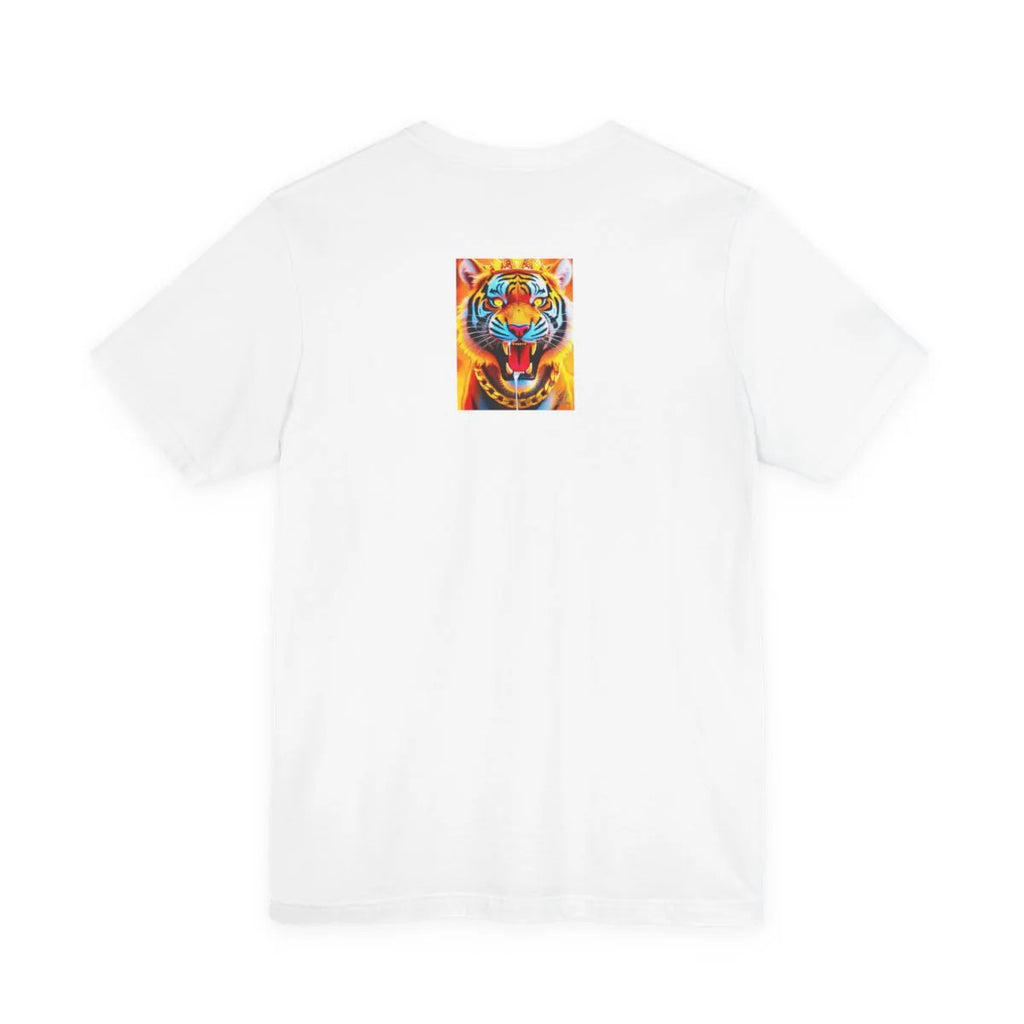 Hungry Fire Tiger Unisex Jersey Short Sleeve Tee by GT Artland