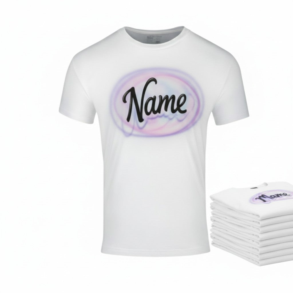Custom TSHIRT CUSTOM SCRIPT CURSiVE SWAG ANY NAME Any COLORS By GT ARTLAND ❤️ 💙
