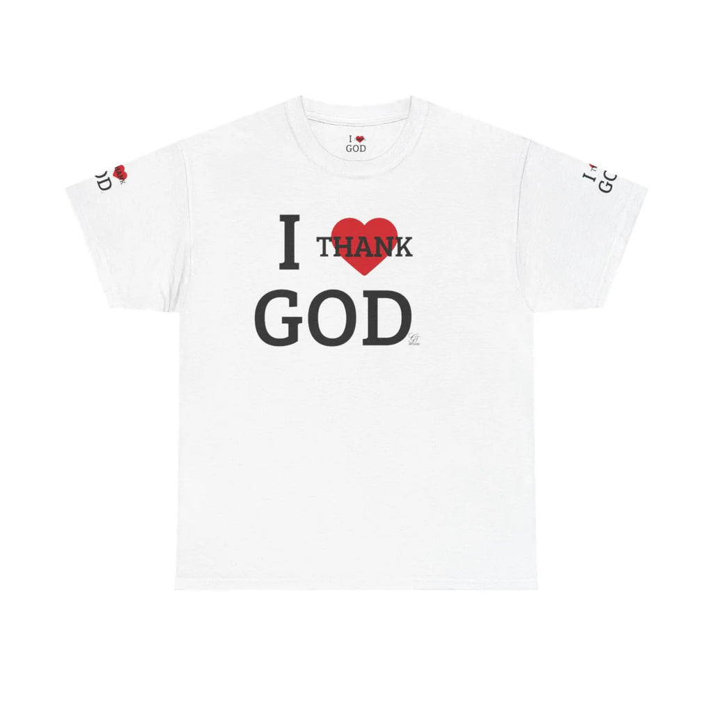 I Thank God Unisex Heavy Cotton Tee by GT Artland