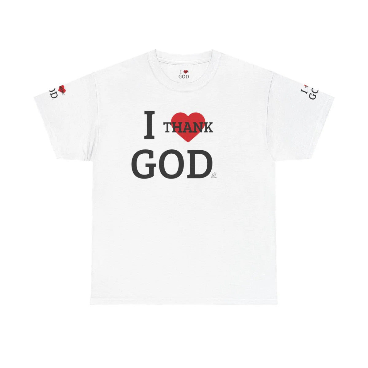 I Thank God Unisex Heavy Cotton Tee by GT Artland