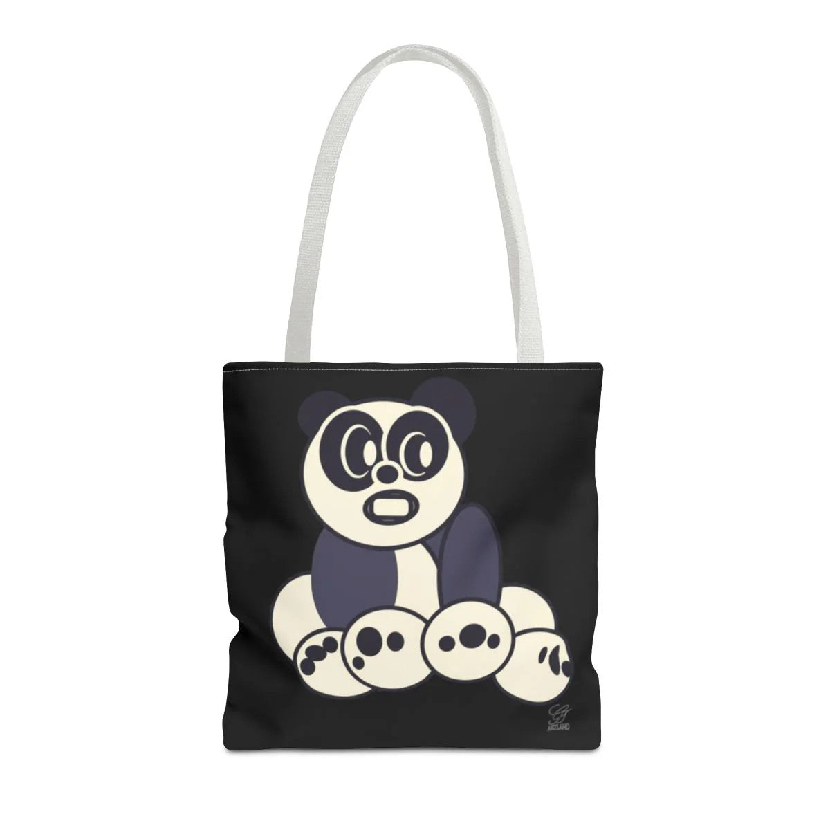 Urban Panda GT Blackout Designer Tote Bag Designer | All-Over Print by GT