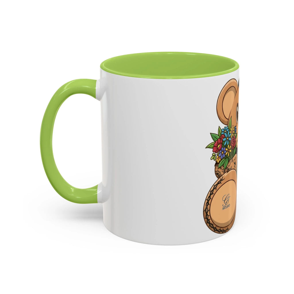 Tattooed Teddy Bear Mug | Accent Coffee Mug 11oz 15oz by GT Artland
