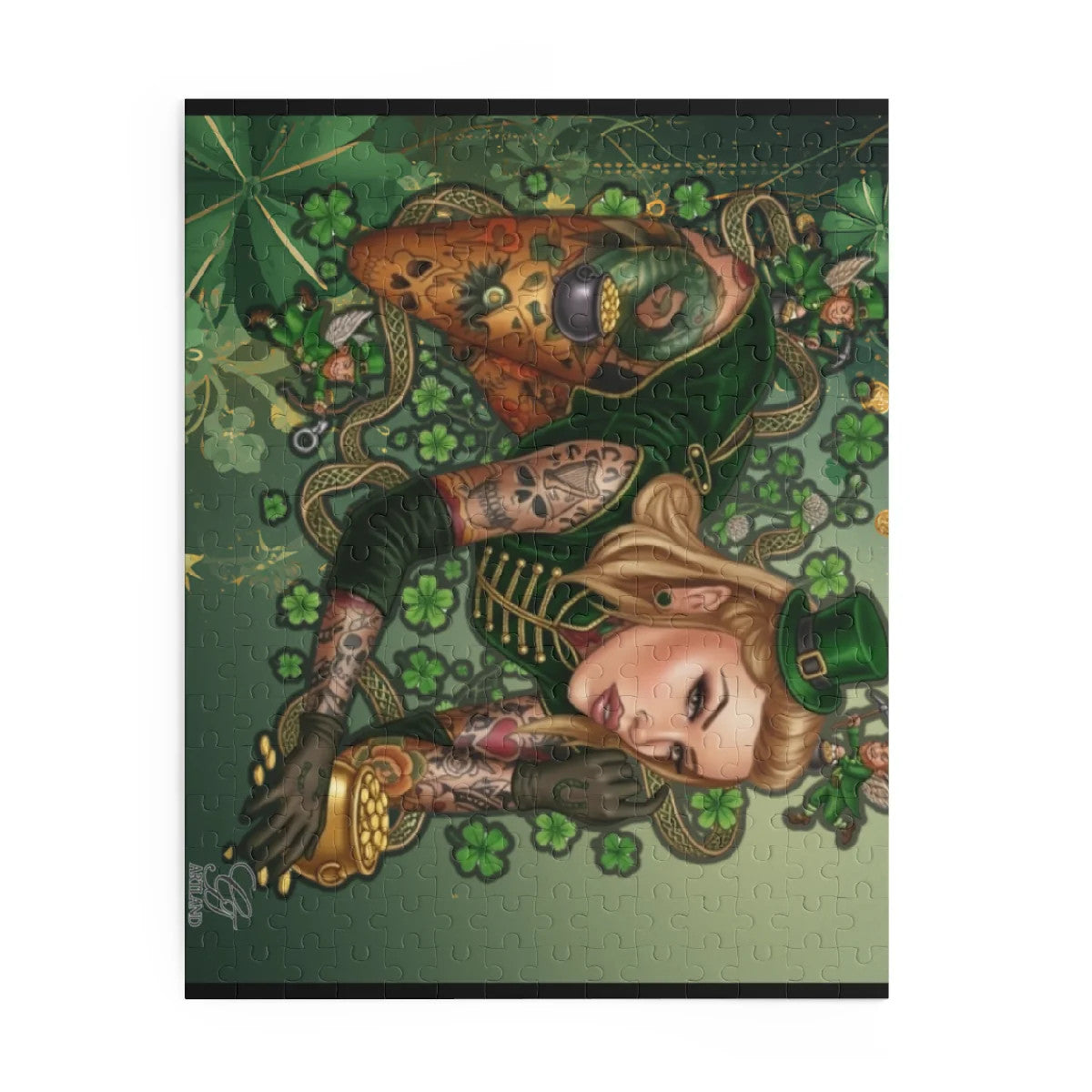 Irish "Lucky Art" Model Vixen Designer Puzzle (120, 252, 500-Piece) by GT