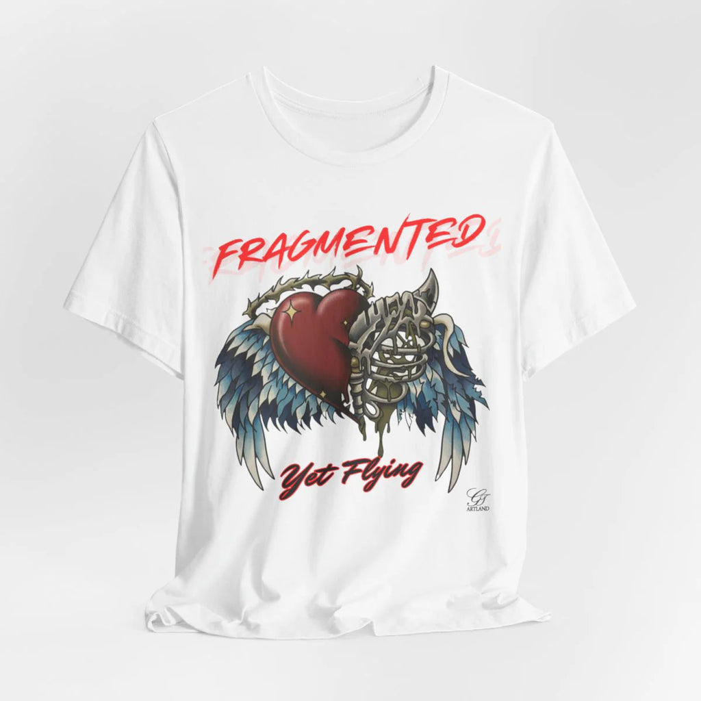 Fragmented Yet Flying Motivational Unisex Jersey Short Sleeve Tee