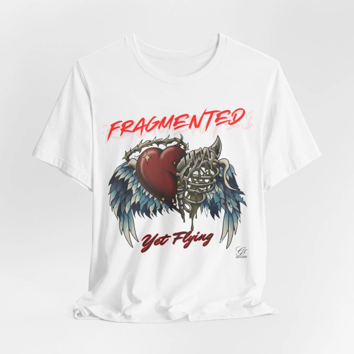 Fragmented Yet Flying Motivational Unisex Jersey Short Sleeve Tee