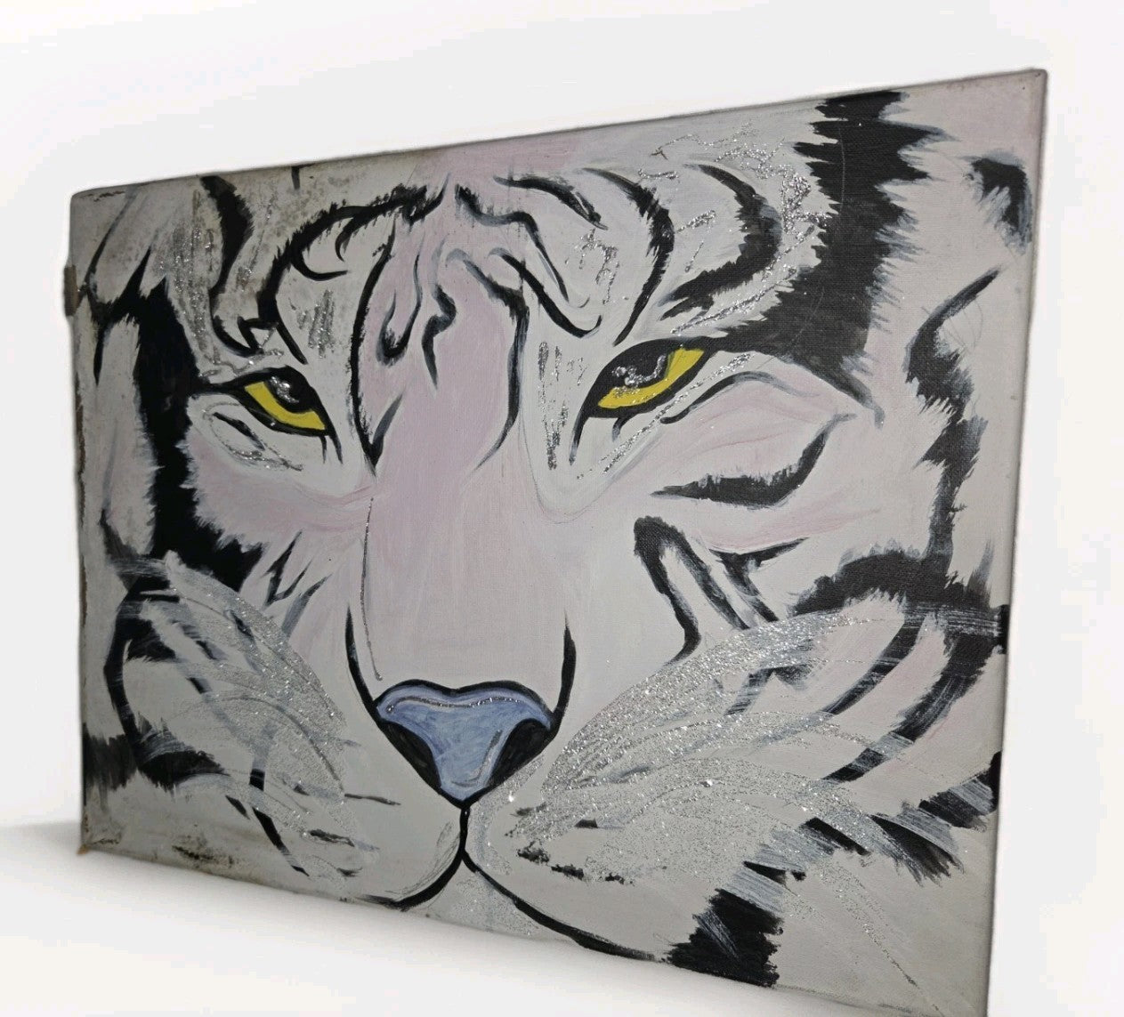 Sheep Autistic Support Puzzle Styled  16 X 20 In Collectors Canvas Painting
