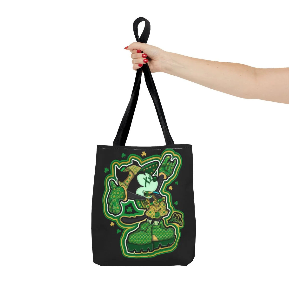 "Lucky Art" Urban Shamrock Designer Mickey Graffiti Splash St. Patrick Theme