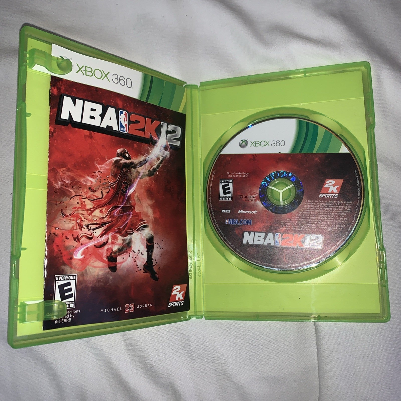 NBA 2K12 (Microsoft Xbox 360, 2011)