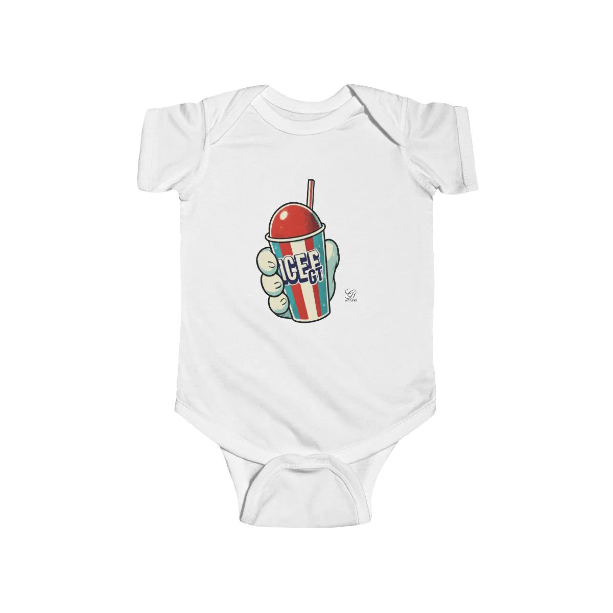 ICEE GT Water ice Art Infant Fine Jersey Bodysuit by GT Artland