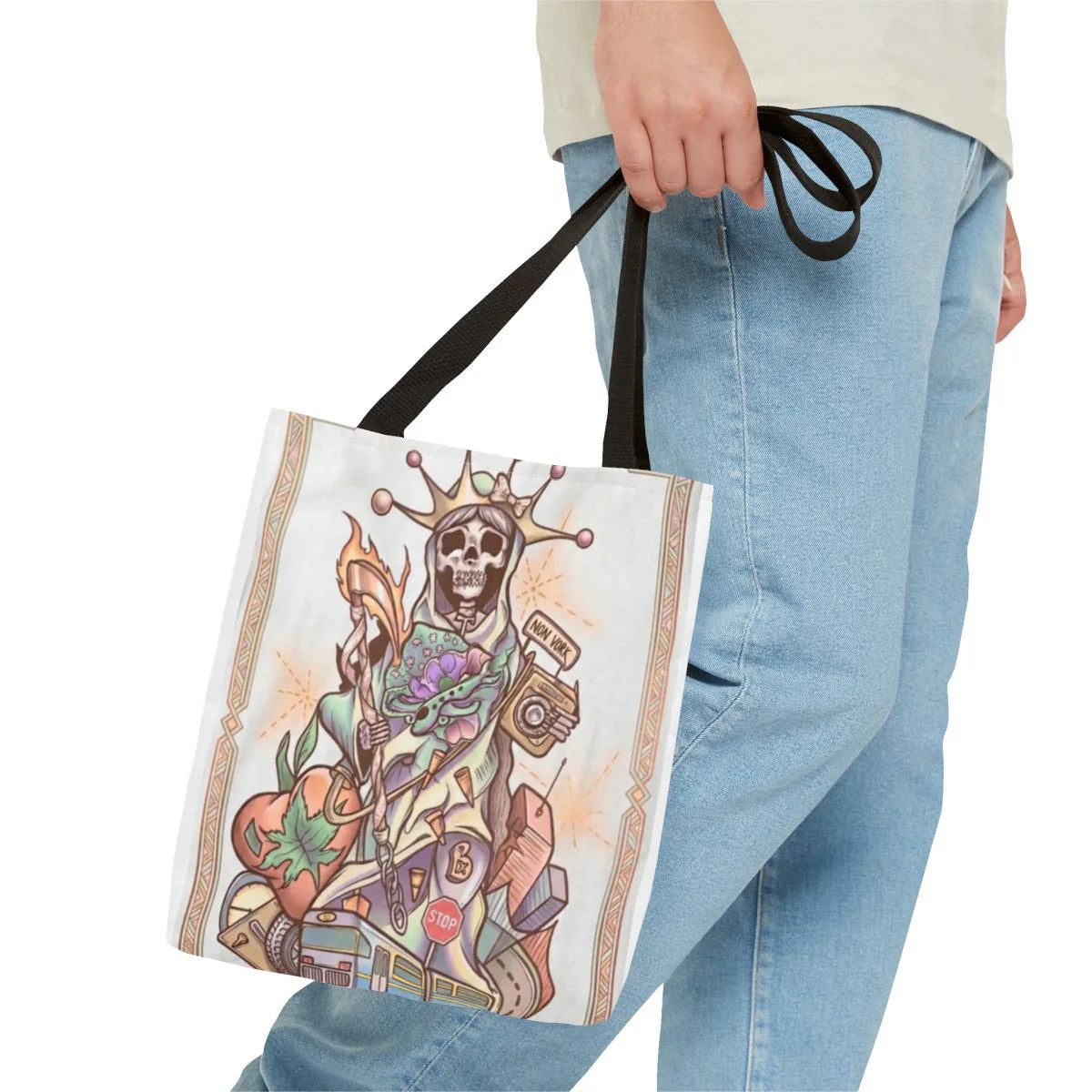 Statue of Injustice Designer Tote Bag by GT Artland