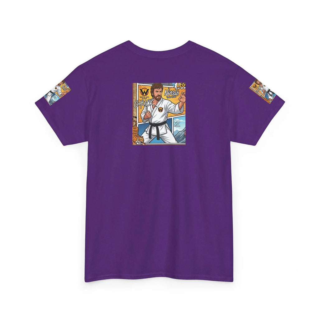 Chuck Norris Legend Karate Master Illustration Tee | Martial Arts Graphic
