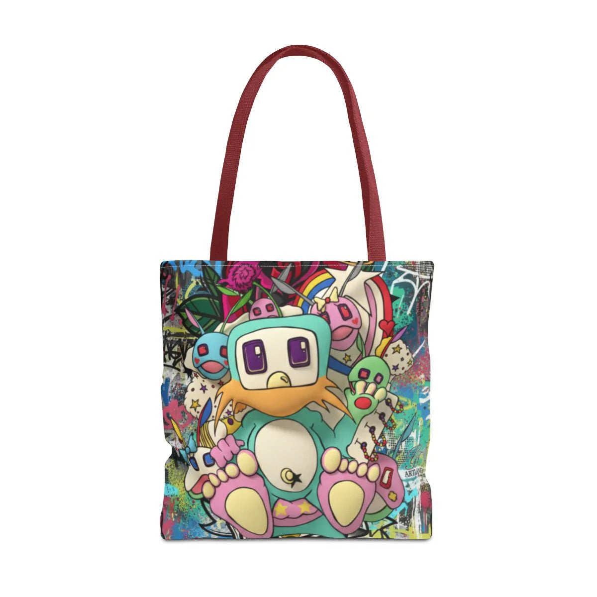 Poon Urban Designer Splash Tote Bag Designer | All-Over Print by GT Artland