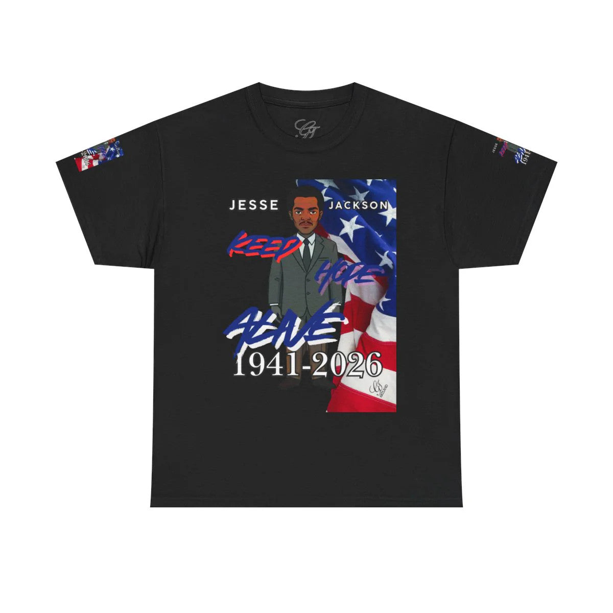 "KEEP HOPE ALIVE" Jesse Jackson Legendary USA Hero Tribute Designer Toon Deluxe