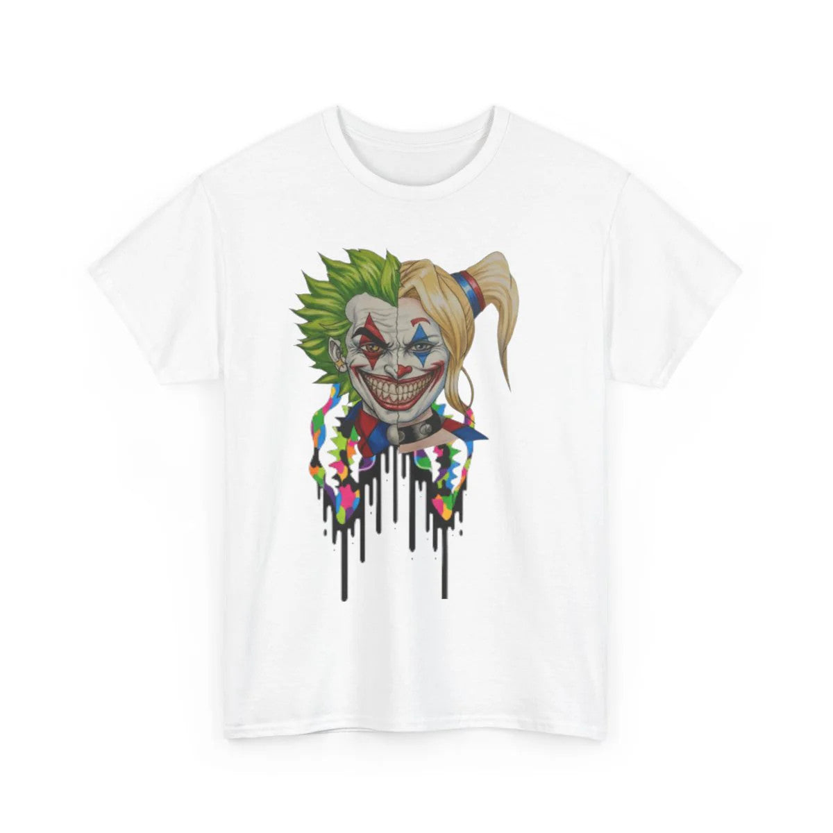 Joker n harley 2 face gape drip designer Unisex Heavy Cotton Tee BY GT ARTLAND