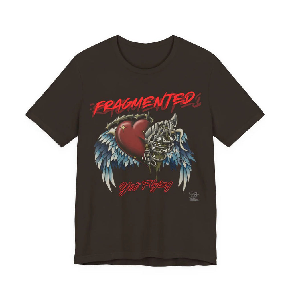 Fragmented Yet Flying Motivational Unisex Jersey Short Sleeve Tee