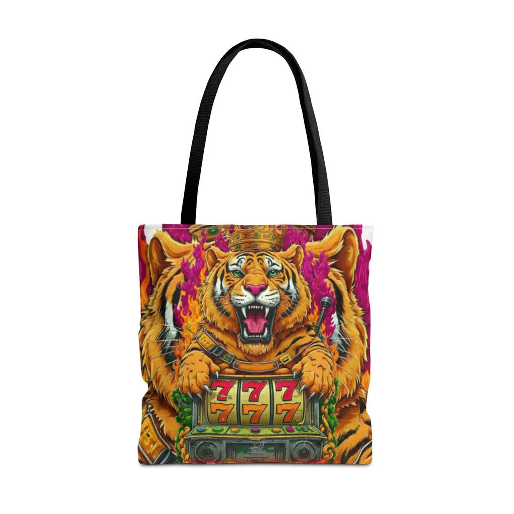Tiger Spirit "Jackpot" Lucky Edition Casino Style HD Tote Bag Designer |