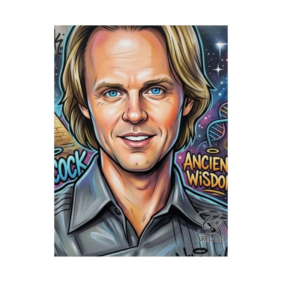 David Wilcock Matte Vertical Posters by GT Artland