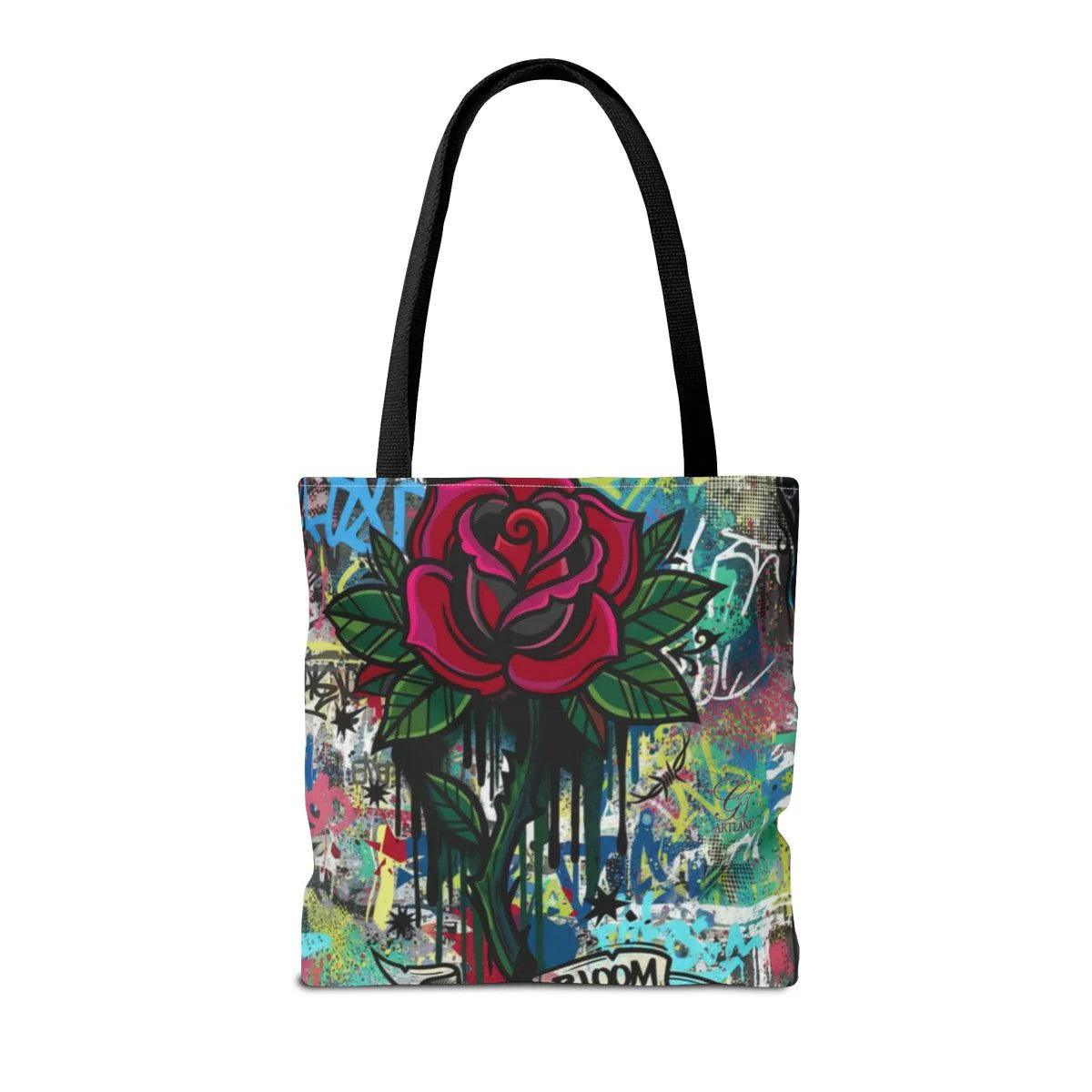Dripping Heart Graffiti Swag Love Drip Designer Tattoo Rose Splash Tote Bag