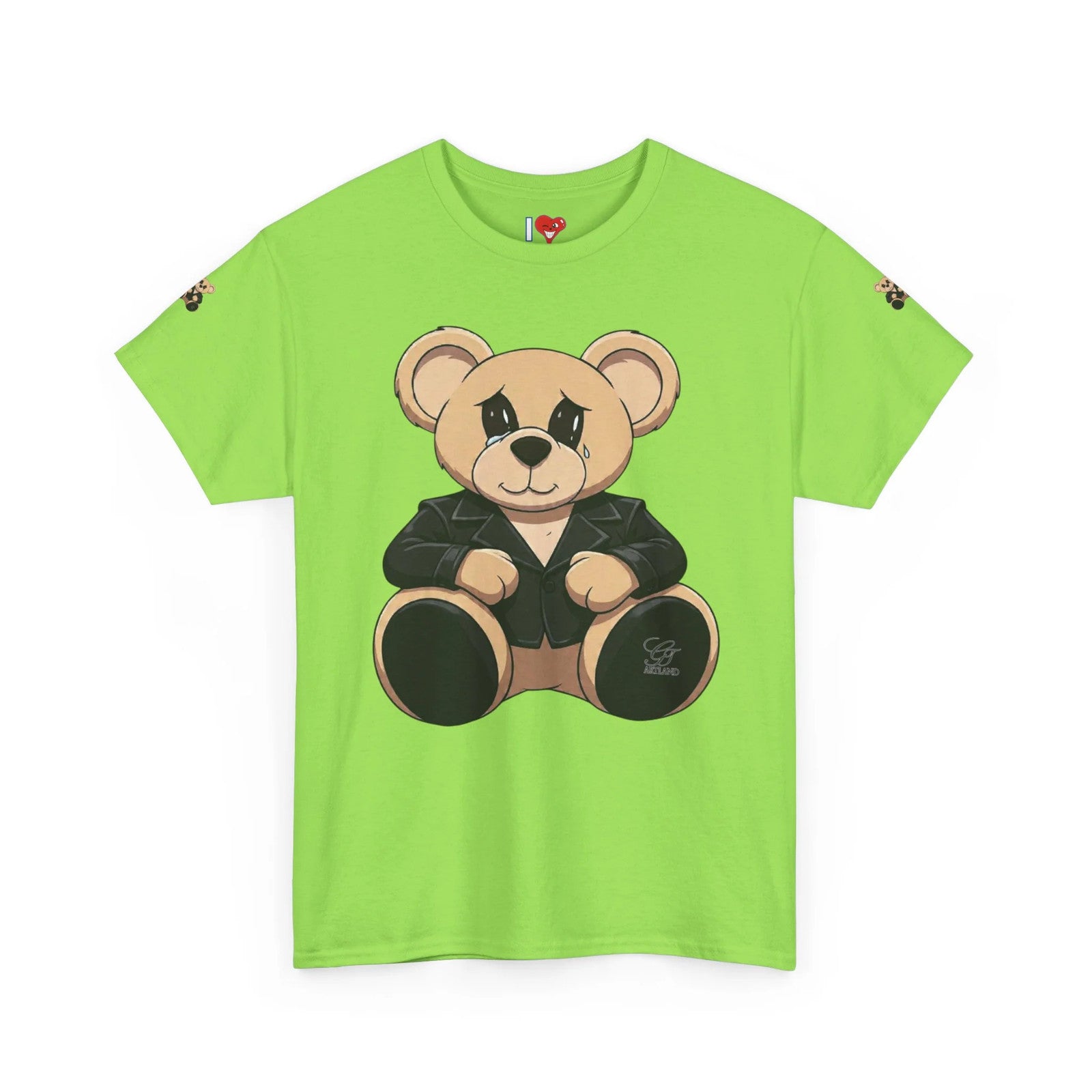 Teddy Bear Graphic Tee | Cute Cartoon Bear Illustration by GT Artland