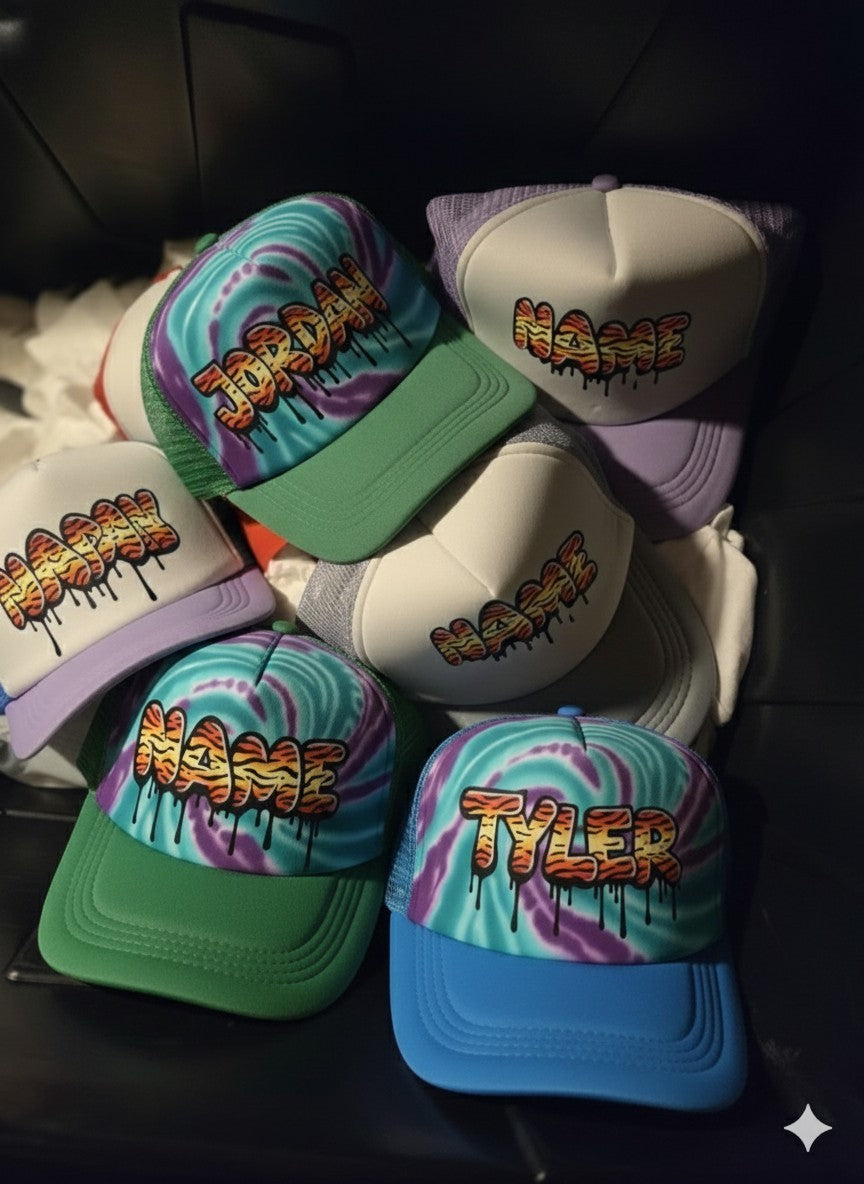 Animal SWAG COLOR Twist Bubble GRAFFITI Hat MYSTERY COLOR HAT ANY NAME ANY COLOR
